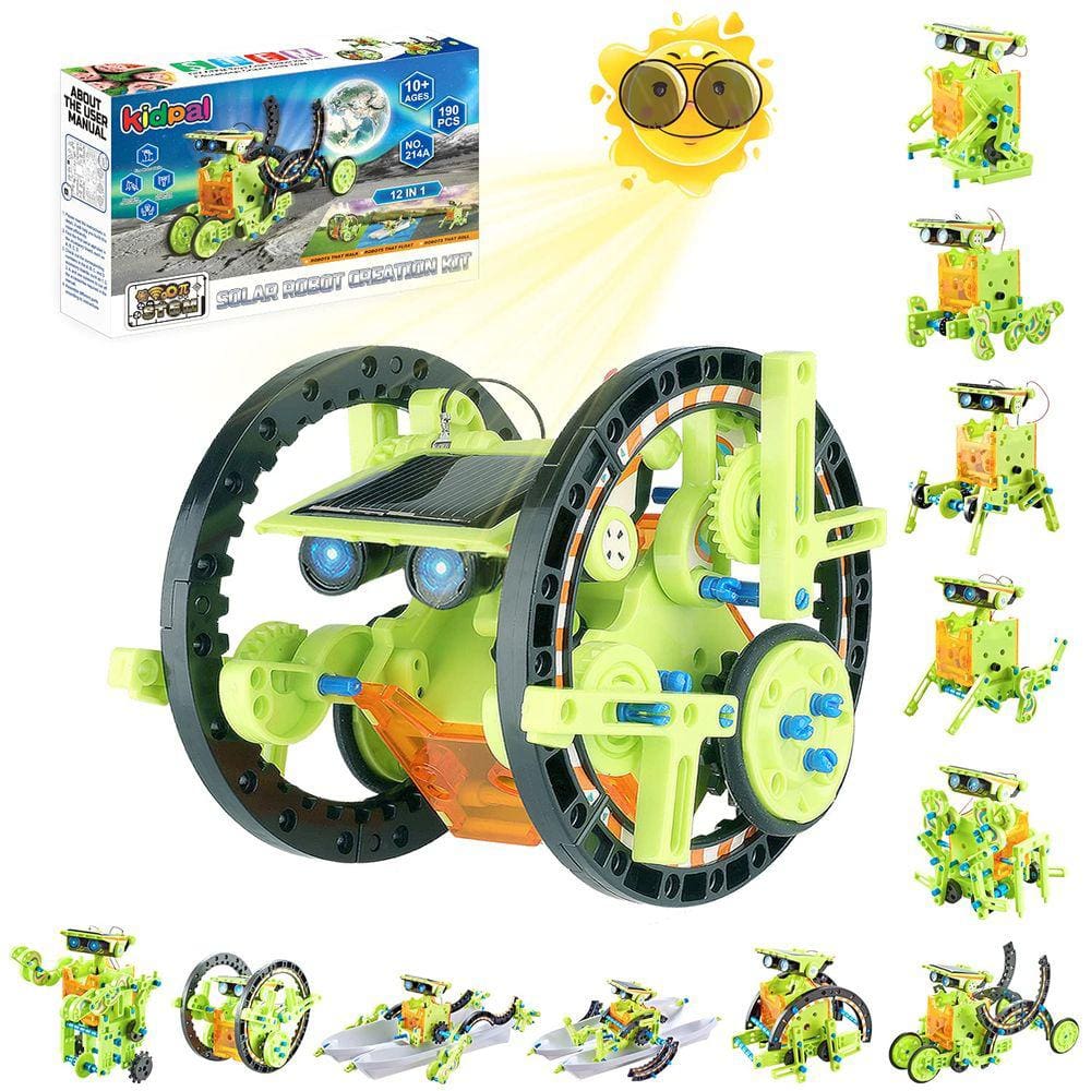 Kit de ciência robótica Kidpal Solar Powered 8-12 anos