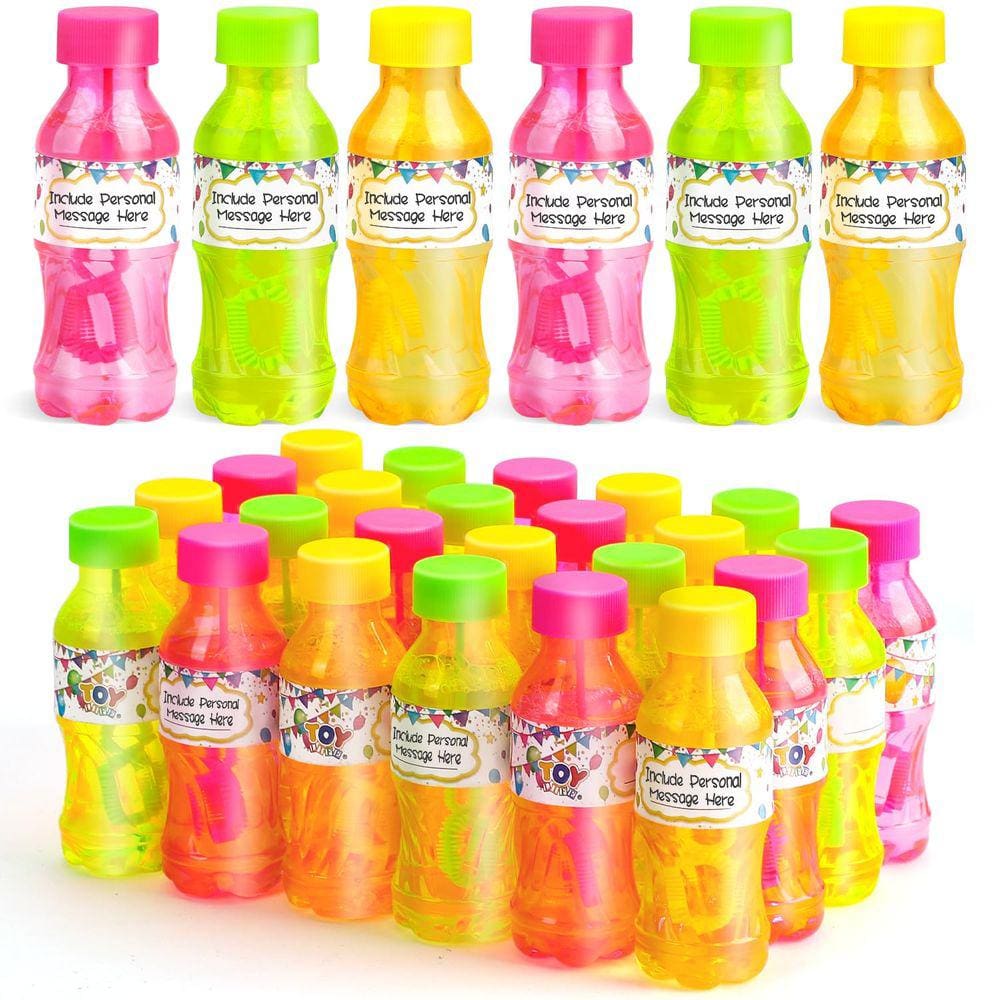 Bubble Bottles TOY Life 24 para crianças com solução Bubble