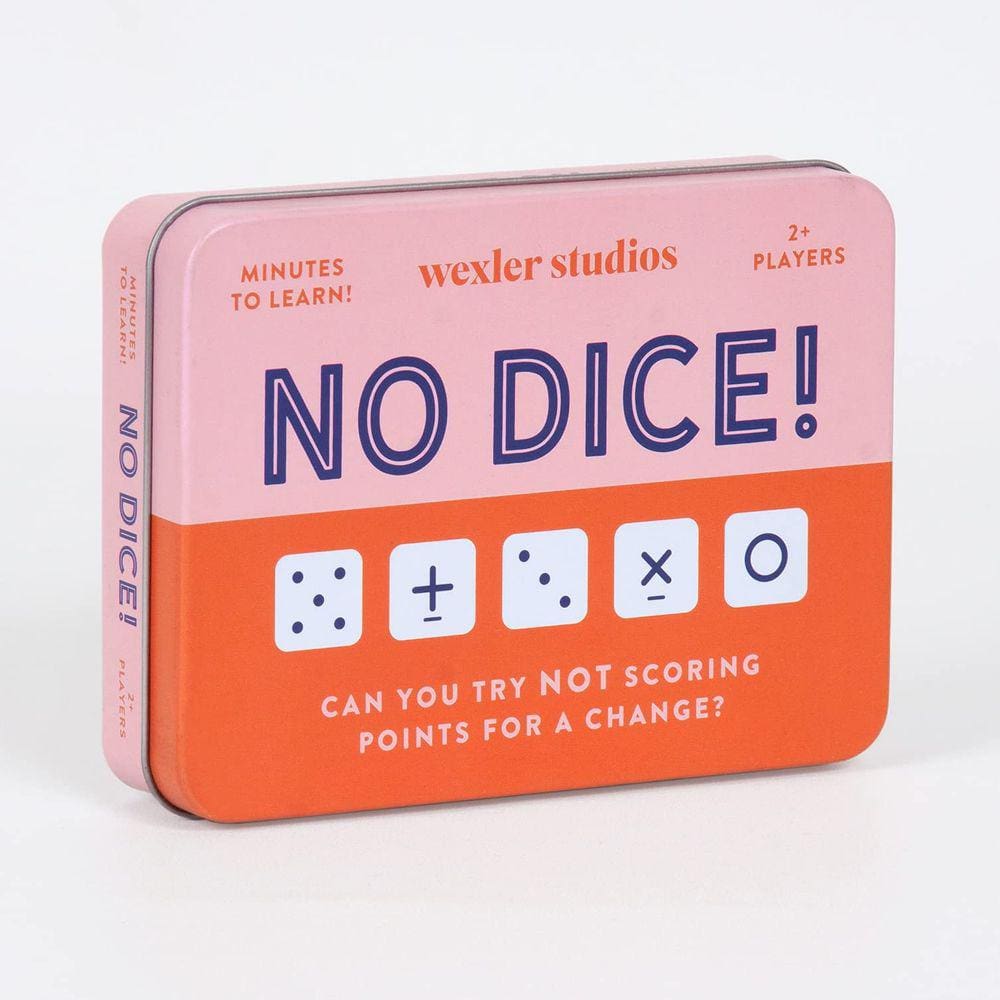 Jogo de dados Galison No Dice! Jogadores de Game Fun Math 2 com mais de 6 anos