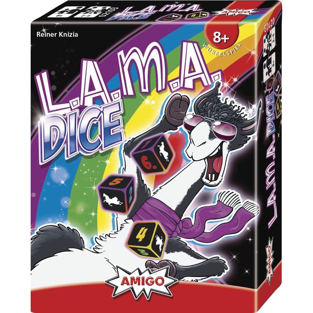 Jogo de cartas AMIGO LAMA Dice 2103, multicolorido, 1 pacote