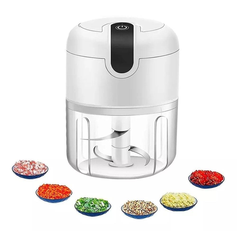 Mini Processador e Triturador Elétrico de Alimentos Temperos Usb