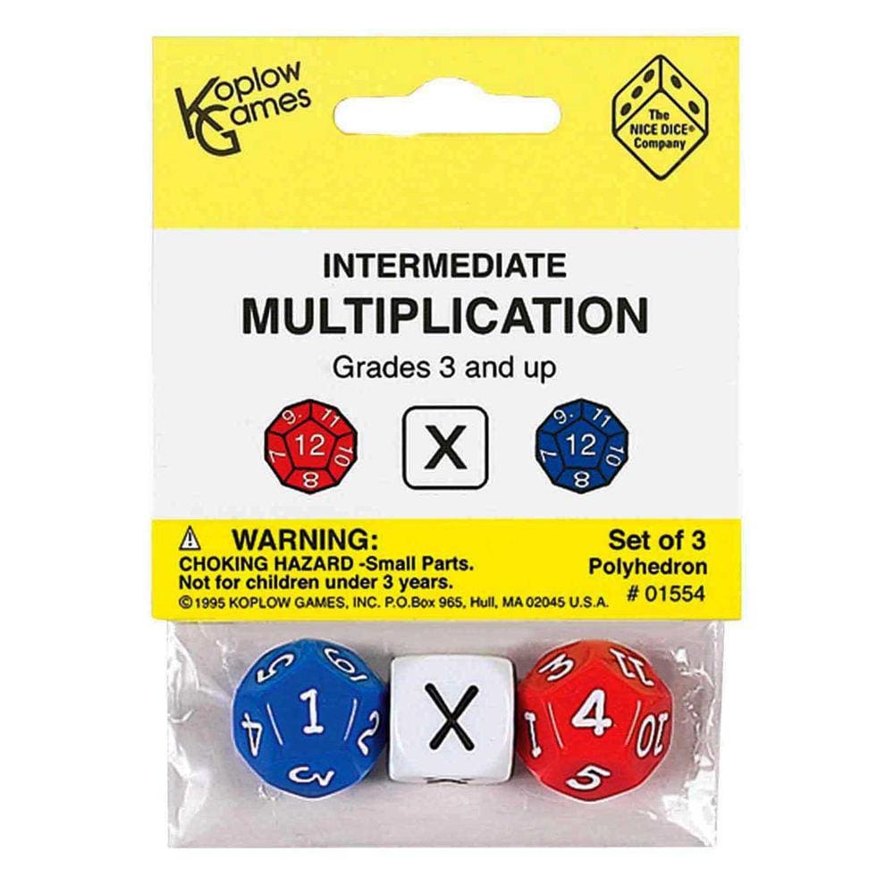 Multiplication Dice Koplow Games Intermediate Standard