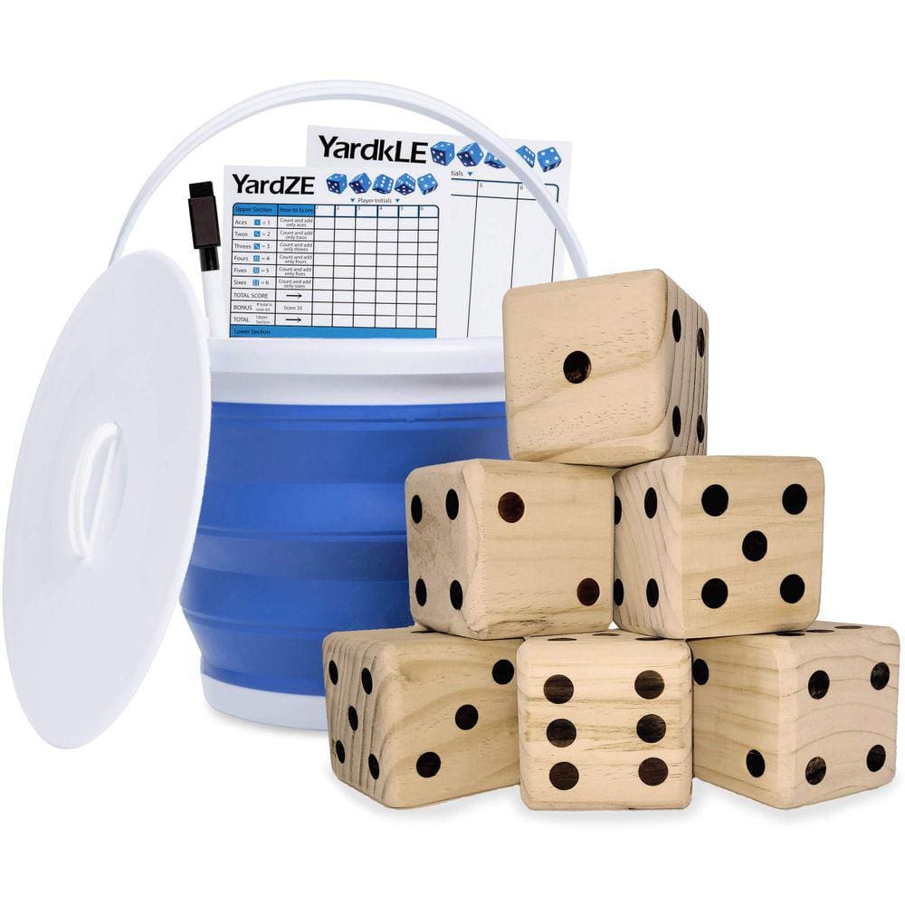 Conjunto de dados gigante de madeira GETMOVIN SPORTS l Yardzee Yard F