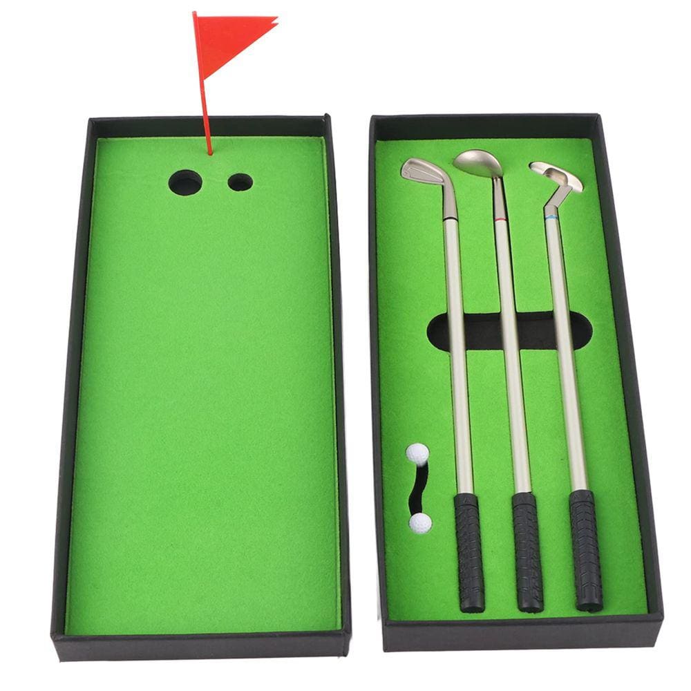 Conjunto de canetas NestNiche Mini Golf com 3 canetas de golfe e 2 bolas