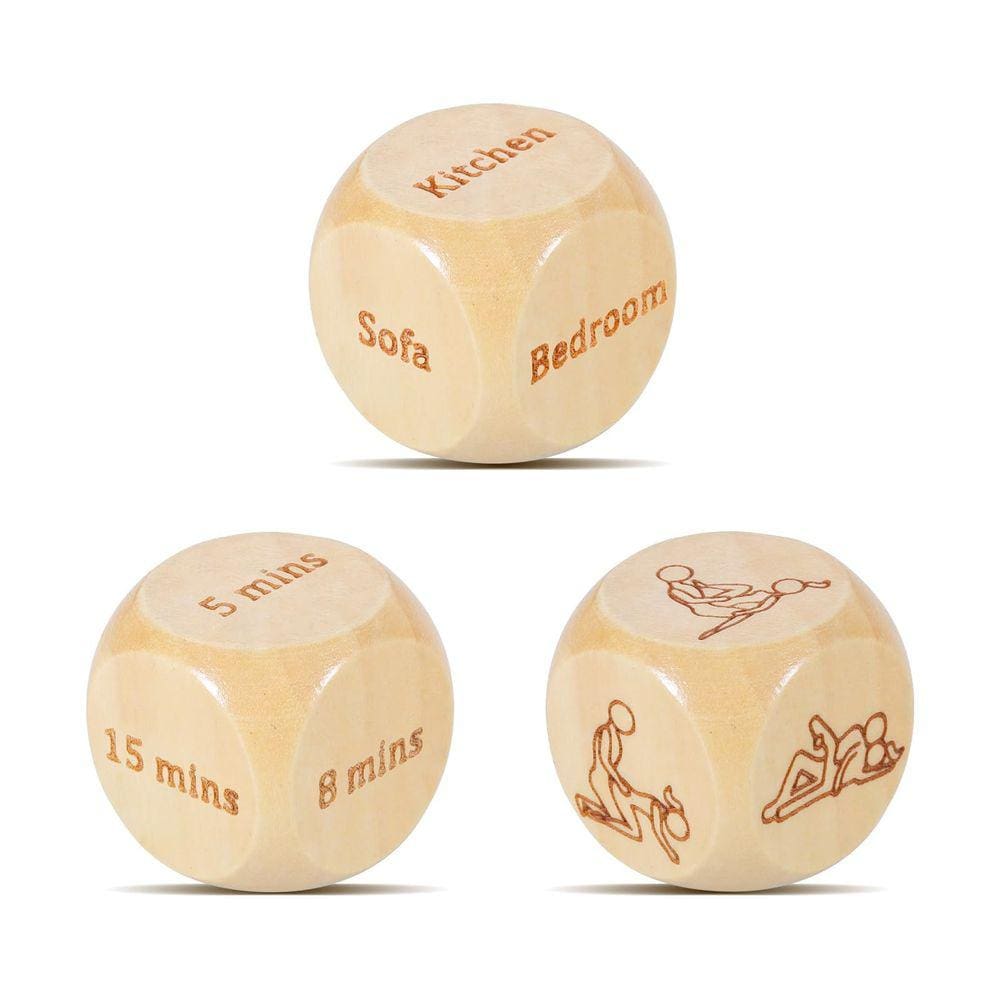 Conjunto de dados Gift Decision para casal, aniversário de 5 anos, madeira