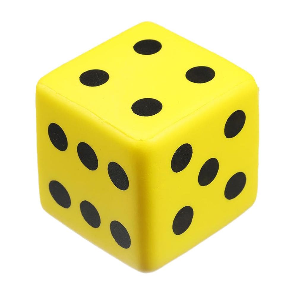 Esponja de PU Dice HomeSoGood, blocos quadrados grandes de 8 cm