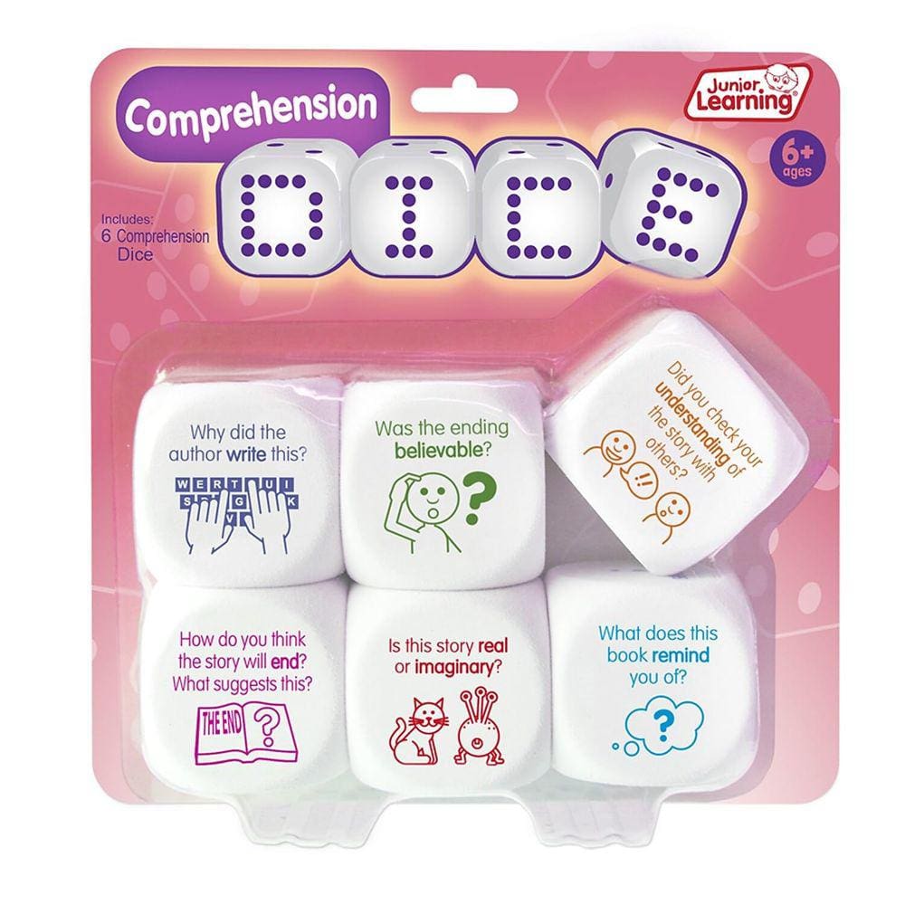 Comprehension Dice Junior Learning com quebra-cabeças para crianças
