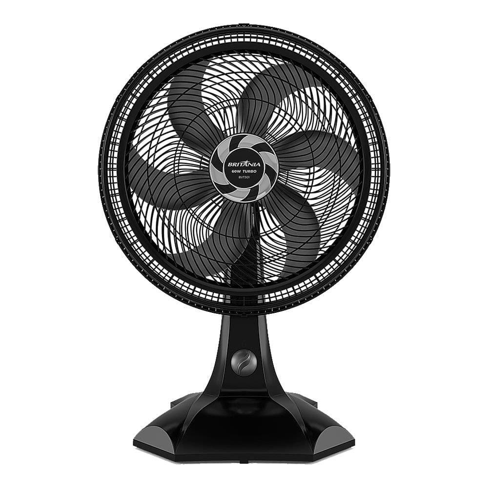 Ventilador Mesa 30Cm Britania Bvt301 60W Preto 220V