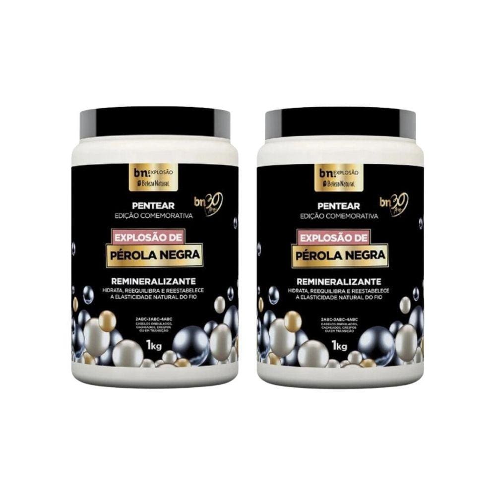 Creme Para Pentear Beleza Natural 1Kg Explosao Perola Ng-2Un