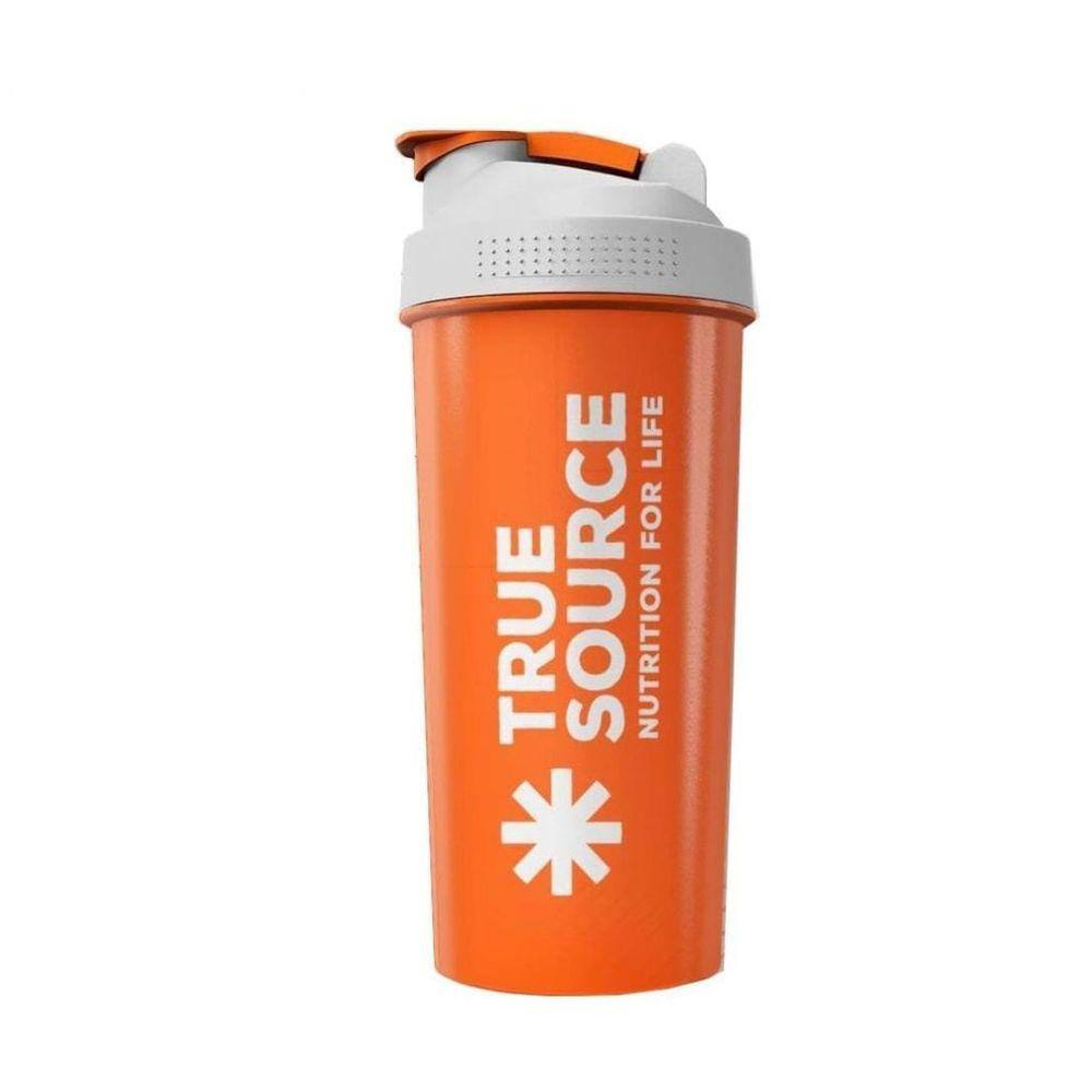 Coqueteleira True Source Laranja e Branca - 600ml