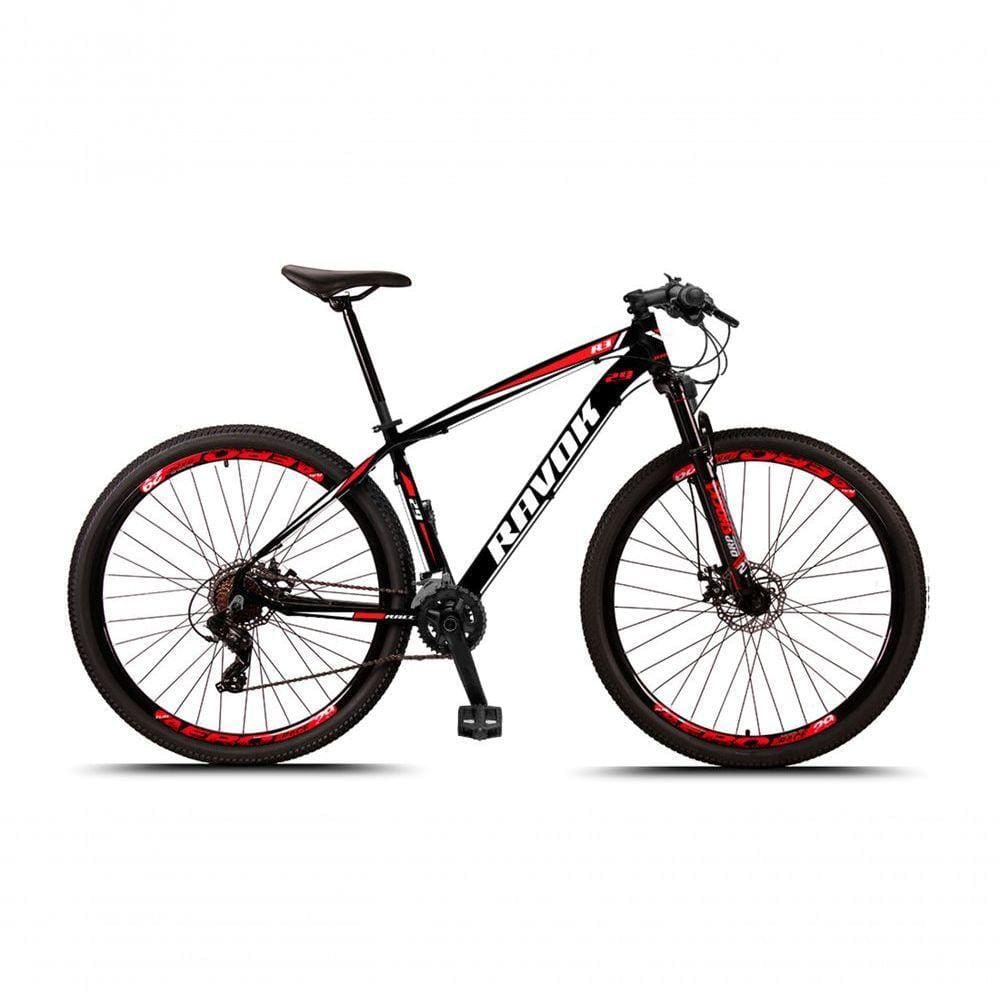 Bicicleta 24 Velocidades Aro 29 Alumínio Freio A Disco Cor:vermelho;tamanho:17\"