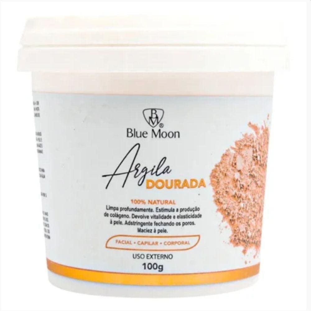 Blue Moon Argila Dourada 100% Natural 100g