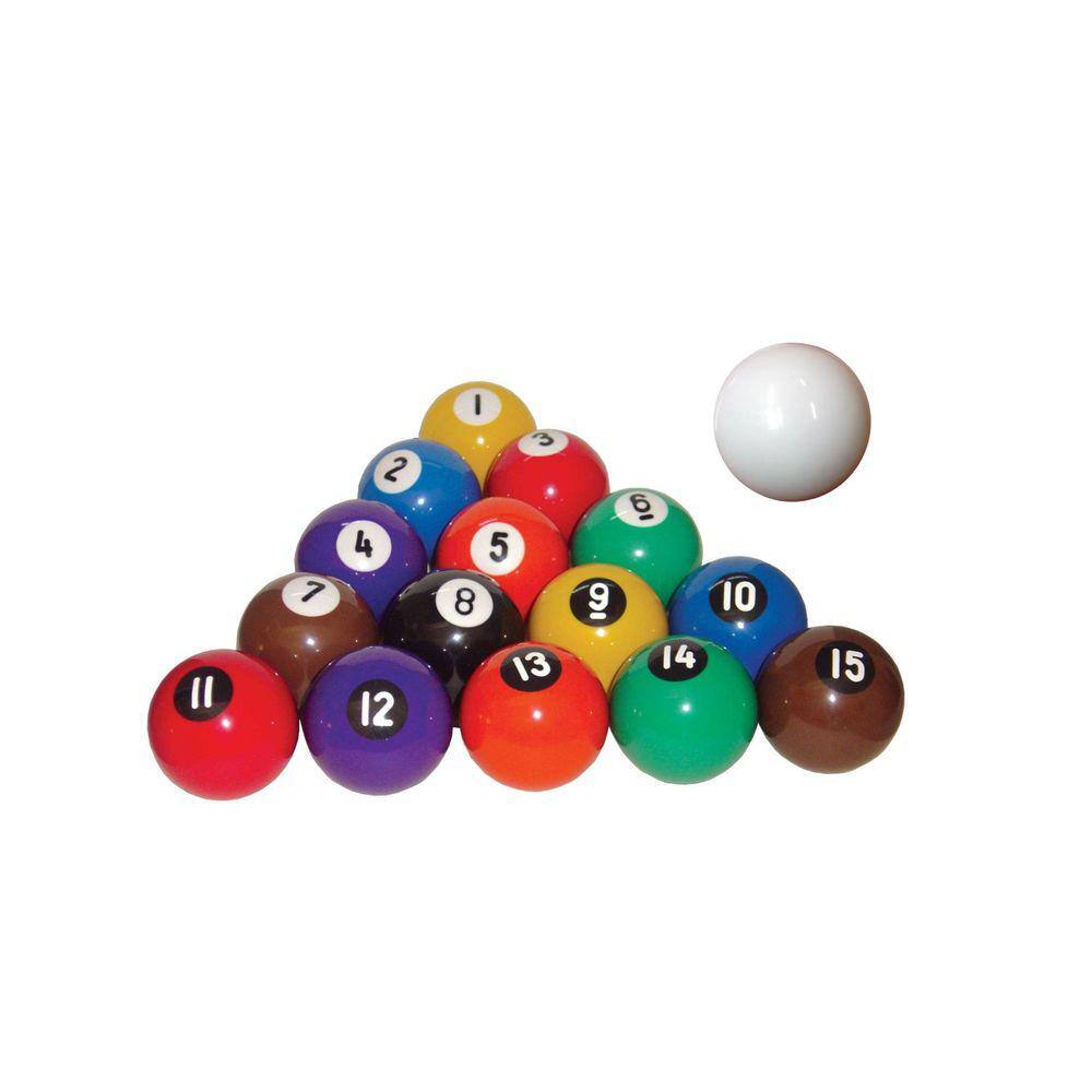 Jogo de bola sinuca/bilhar 50mm numerada 1a15 + bola branca