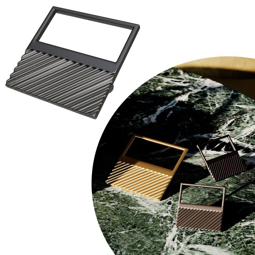 Puxador Vizzini IL 1770 - Grafite - 64MM