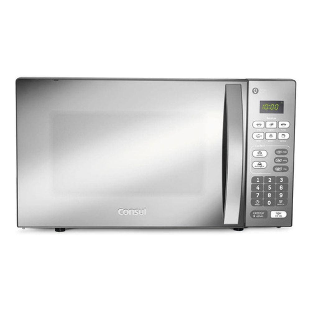 Microondas 20 Litros Inox Espelhado 46x27x36cm 127v Consul