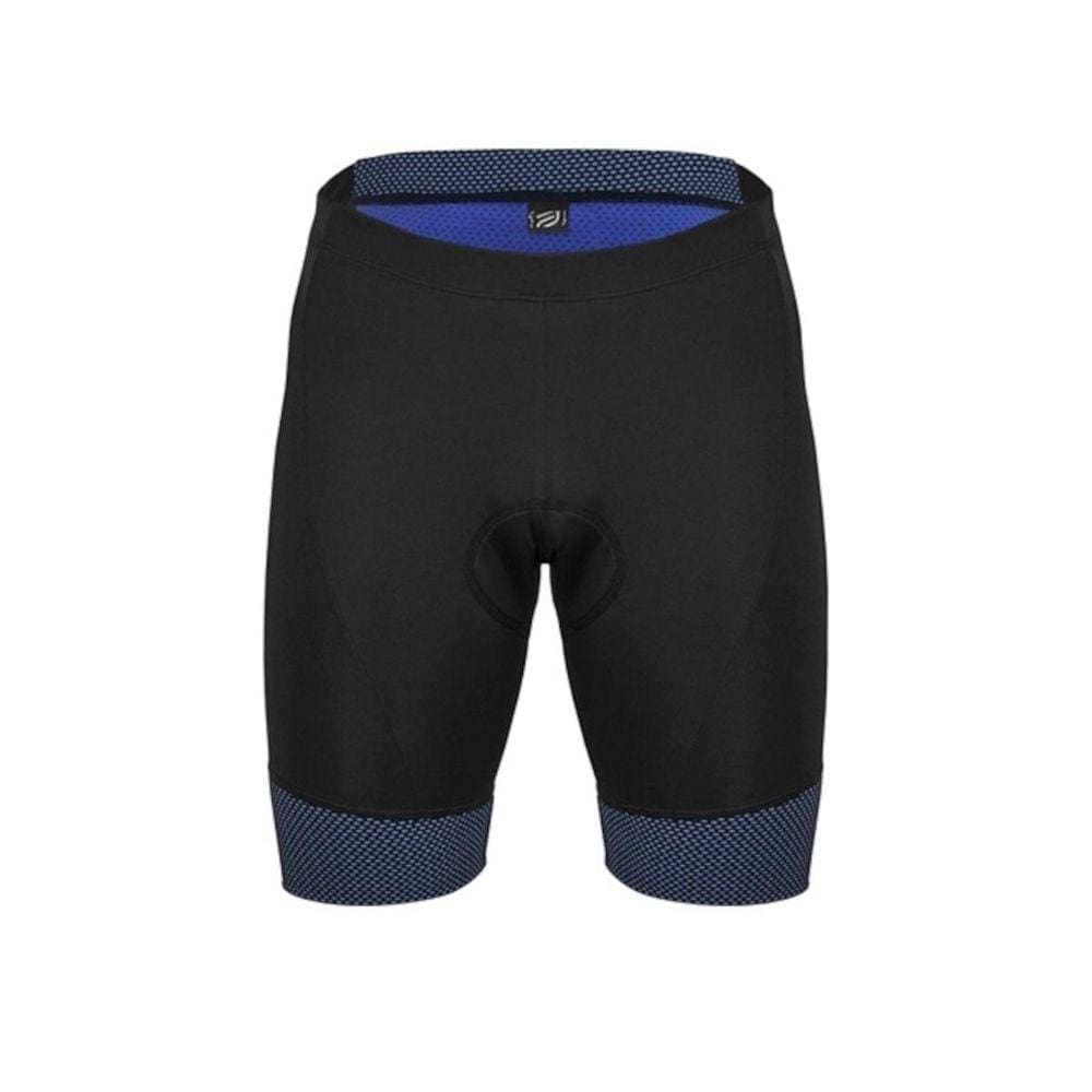 Bermuda Ciclismo Asw Versa Tamanho G Preto E Azul