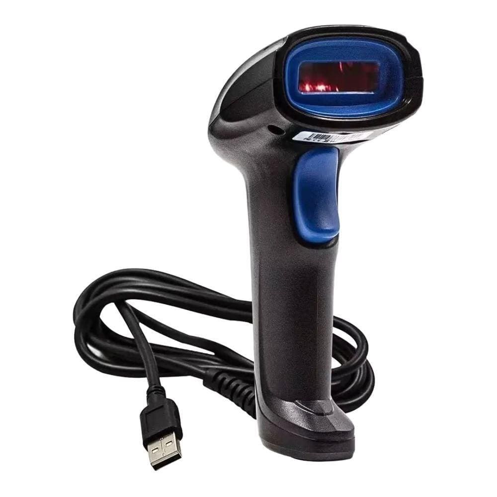 Leitor De Código De Barras Laser Usb Com Fio Lcb-150