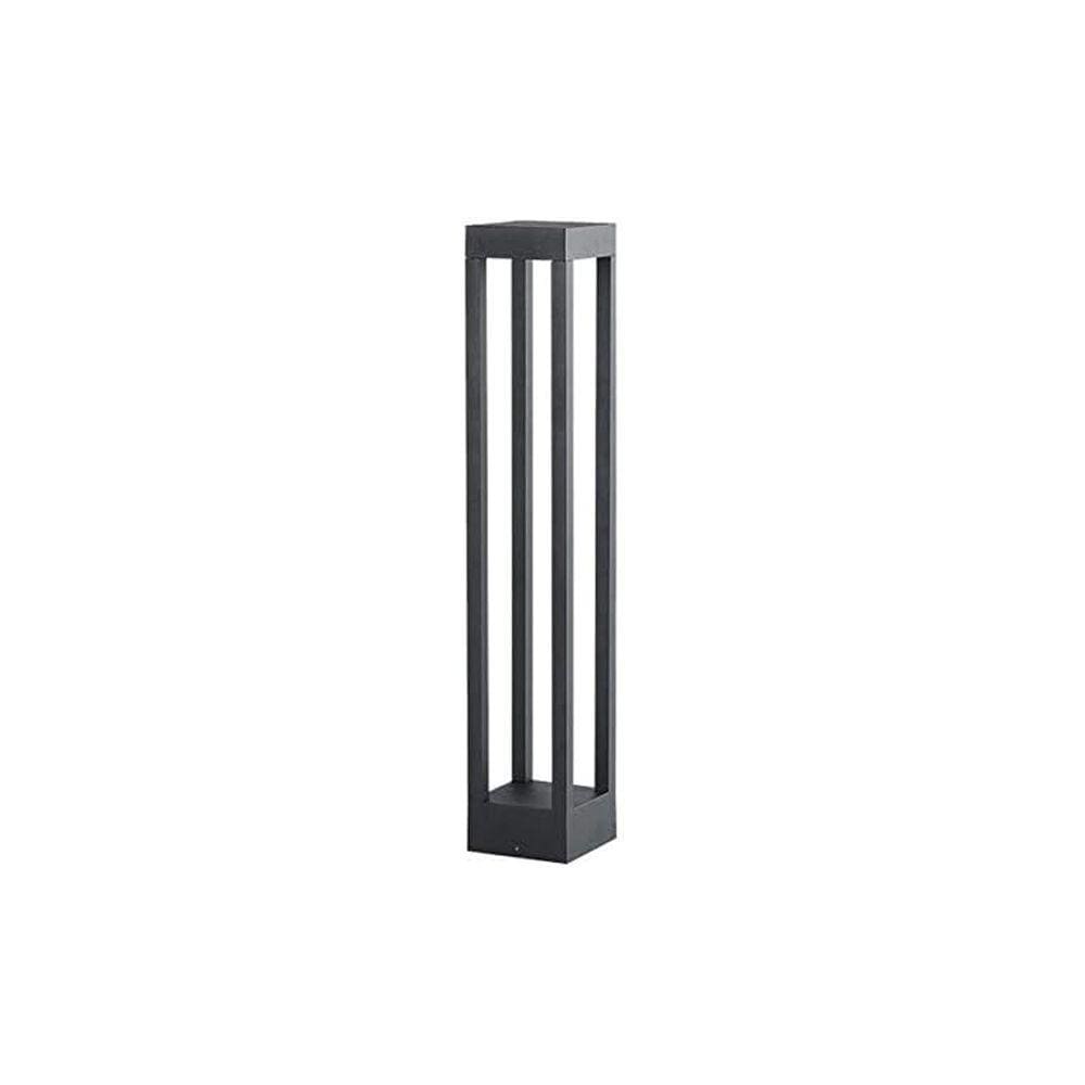 Poste Balizador de Jardim Side Preto 60cm Led 10W 3000K Bivolt IP67