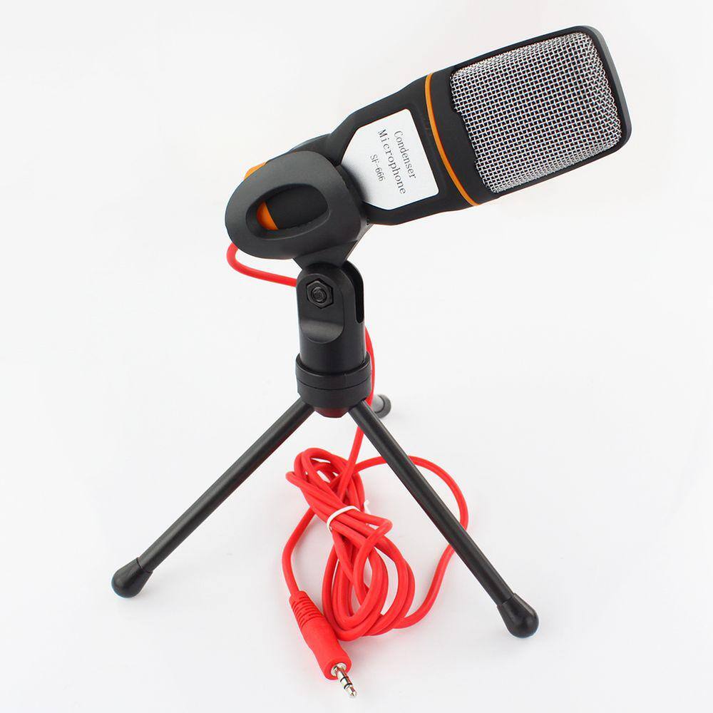Microfone Portátil Skype MSN PC Studio Professional Preto