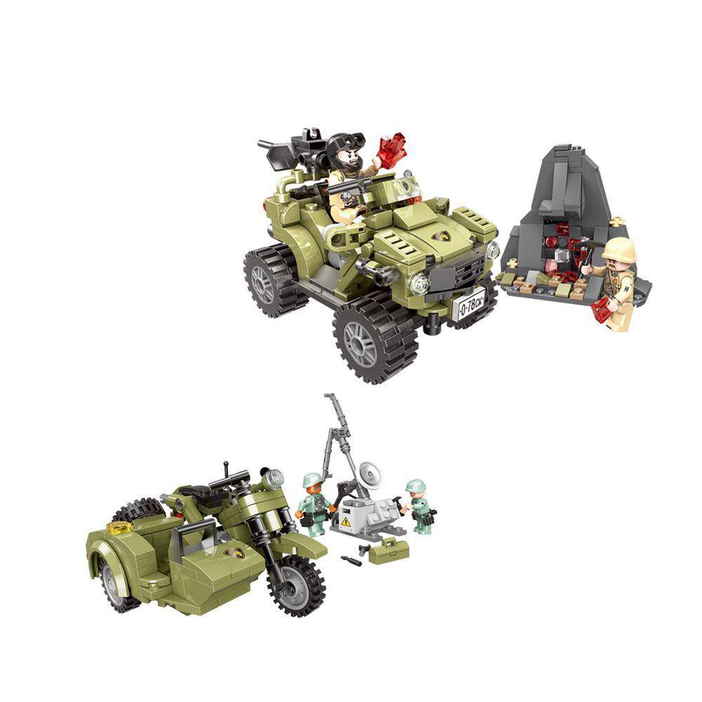 Blocos de construção de quebra-cabeças com LEGO