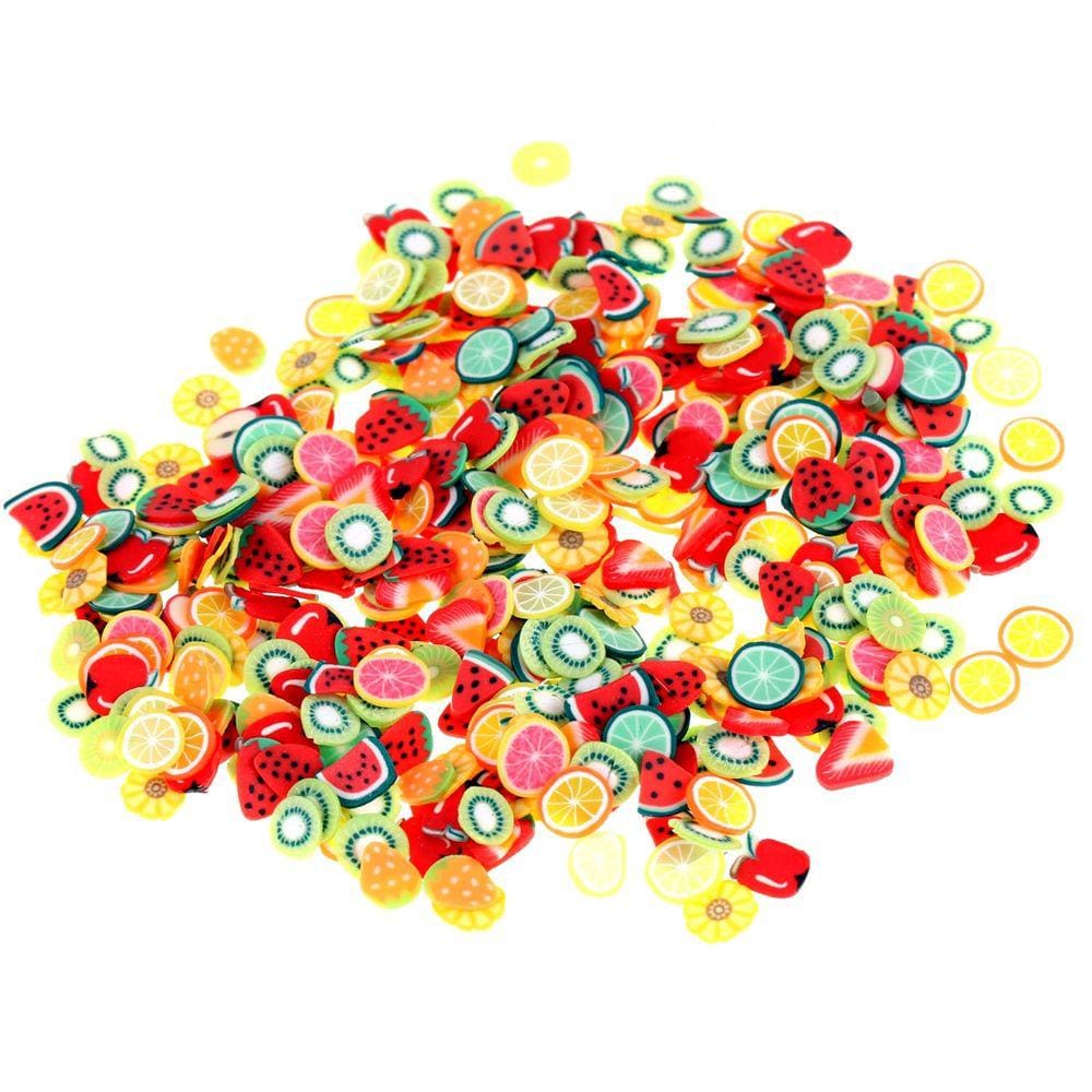 Adesivo de unha 1000PCS fatias de argila de polímero