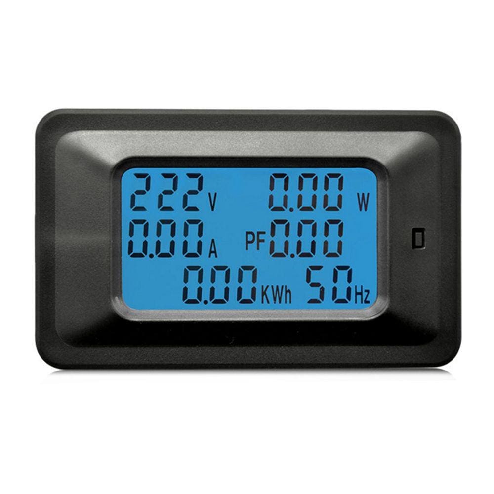 Monitor de medidor de tensão de alimentação com painel digital LCD 100A AC
