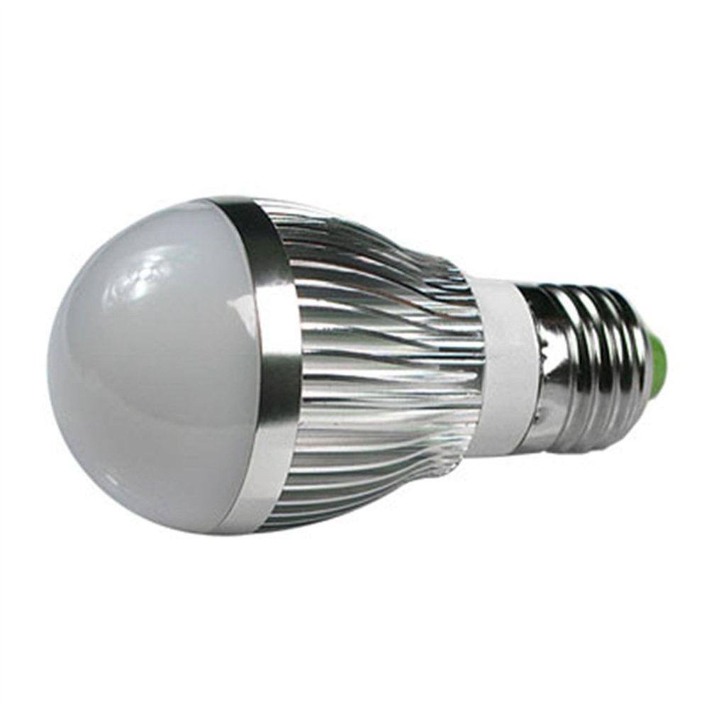 Lâmpada LED 4x E27 3W de alta potência Globe Ball Day White