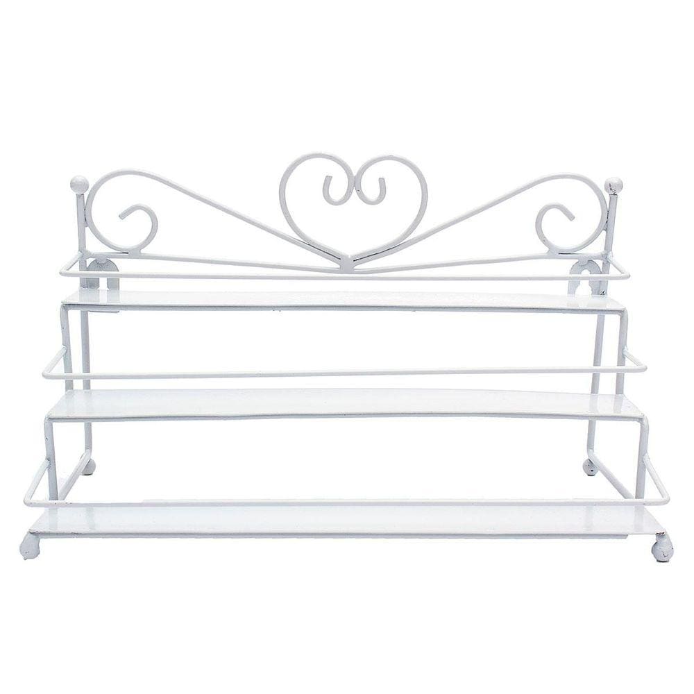 Onesize coração design unha display prateleira de parede