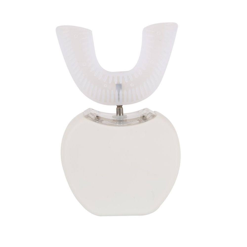 360° Sonic Silicone Escova de dentes elétrica branca