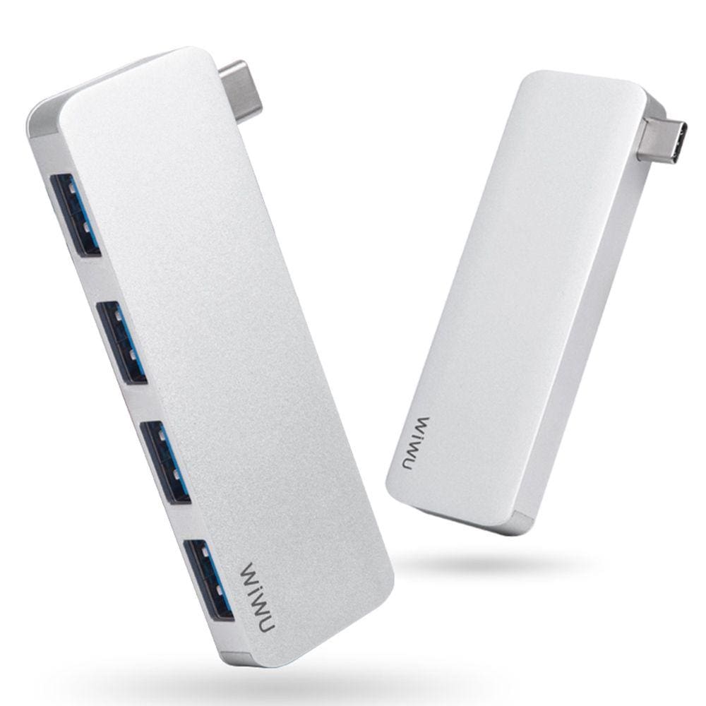 HUB de expansão WIWU T6S 4 em 1 tipo C/USB-C multifuncional