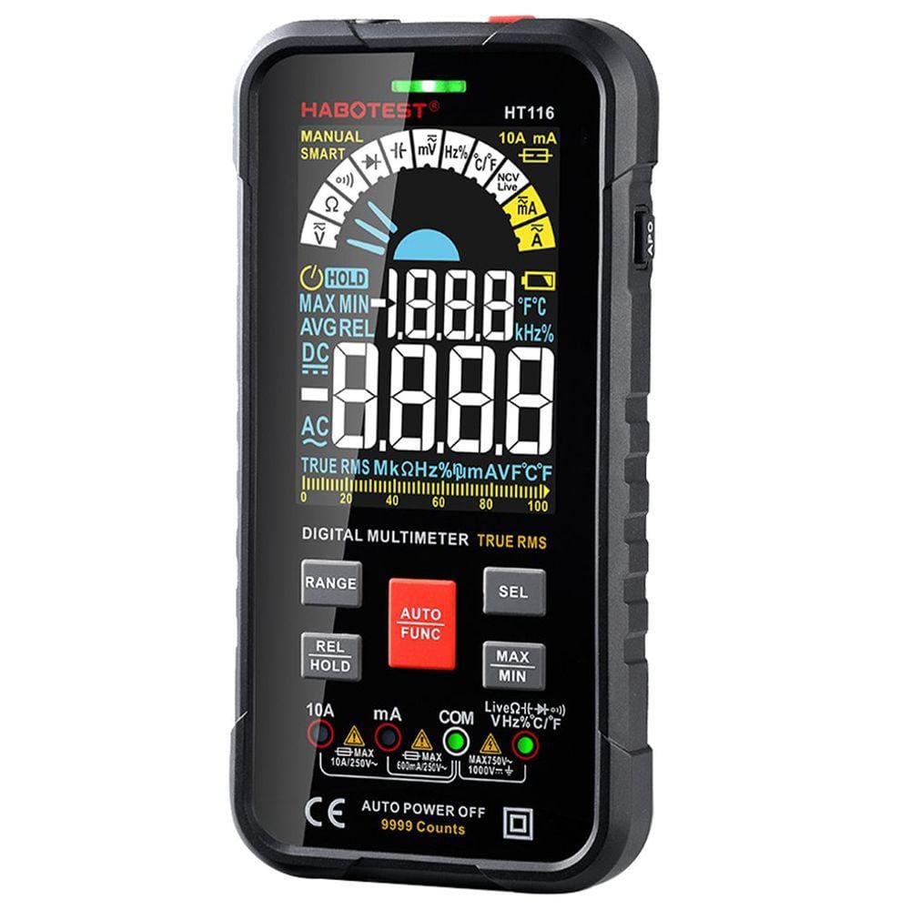 Instrumento de teste de detector de multímetro HT116 Auto Range