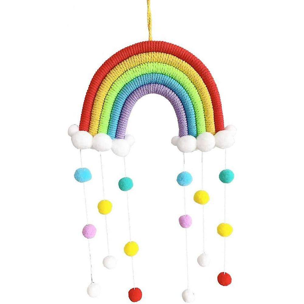 Tassel Rainbow Wall Pendurado Home Decor Bohemian Style Hand-w