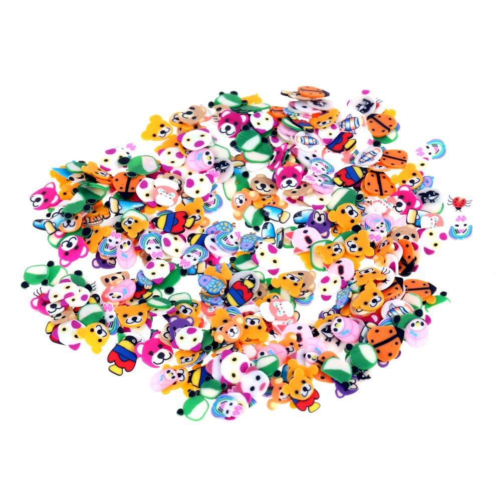 Adesivo de unha 1000PCS fatias de argila de polímero