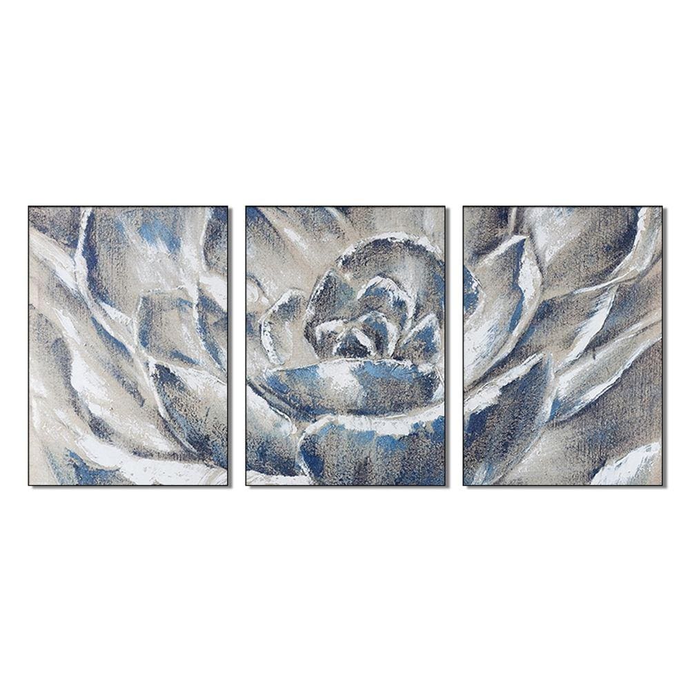 Imagem decorativa 3 peças sem moldura 30*60*3