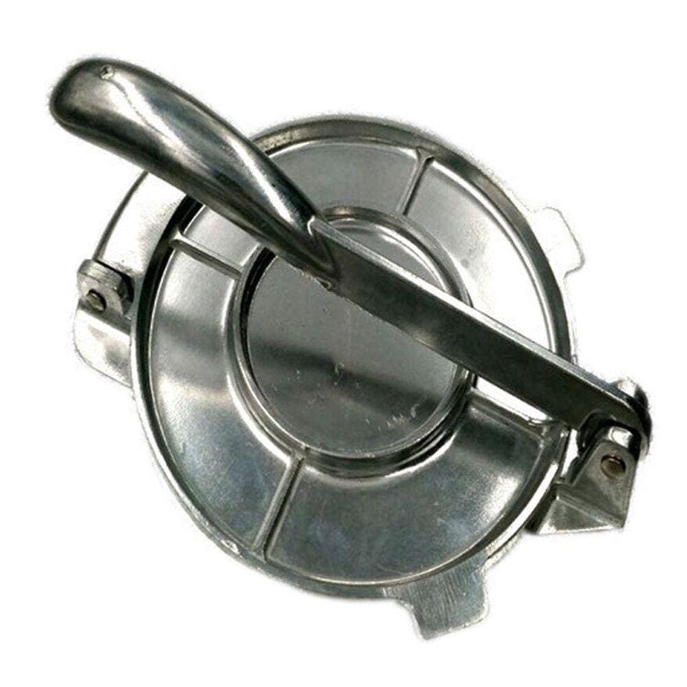 Prensa de massa para tortilla+aço inoxidável + 20cm