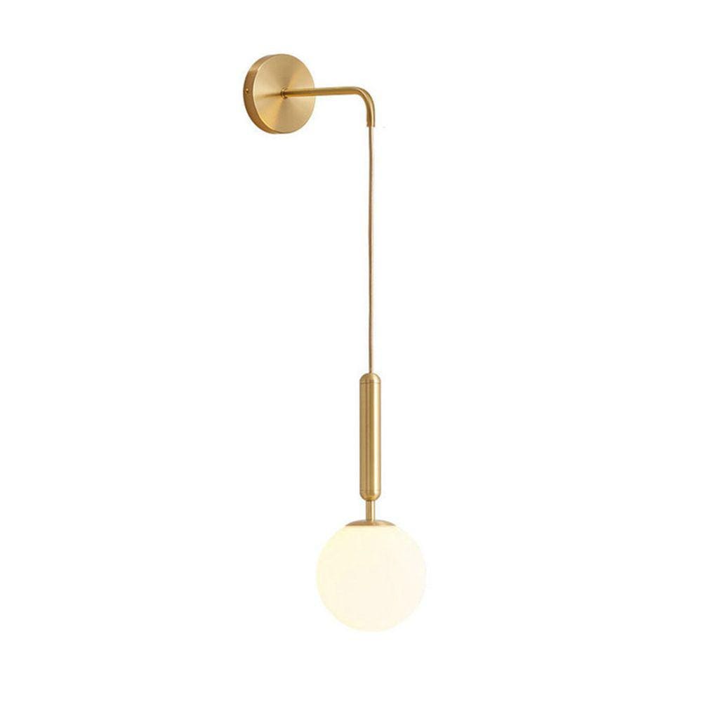 Lâmpada de parede Modern Living Room Glass PEA109 E27 Golden