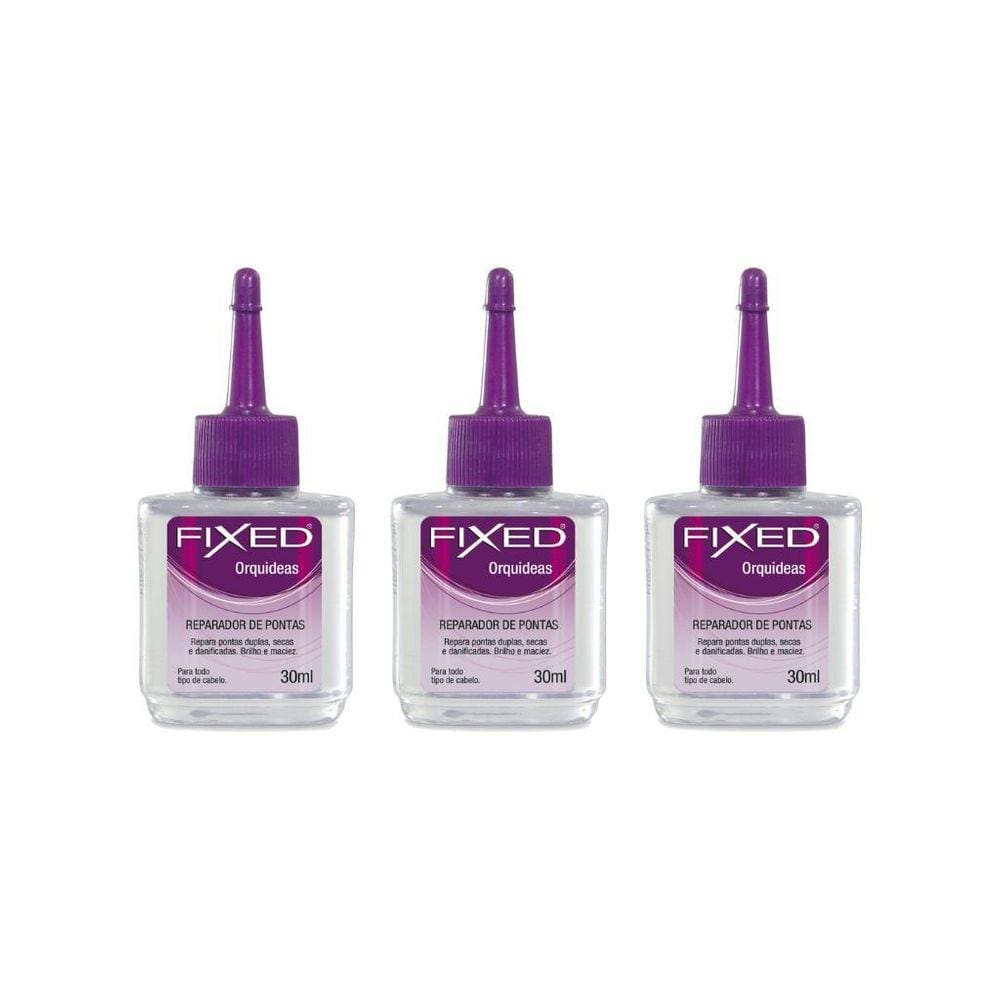 Reparador De Pontas Fixed Orquidea 30Ml-Kit C/3Un