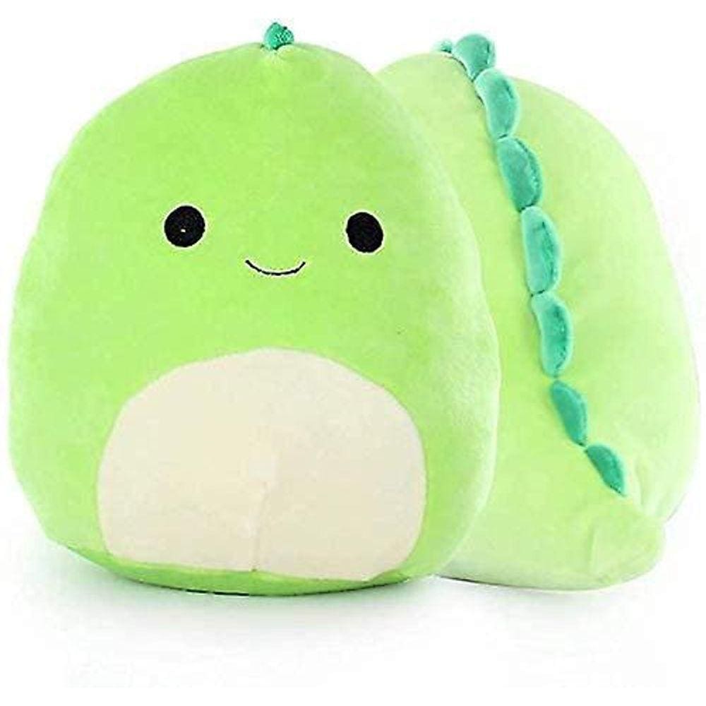 Pelúcia bonito dinossauro pelúcia animal pelúcia brinquedo (7.8in, verde)(