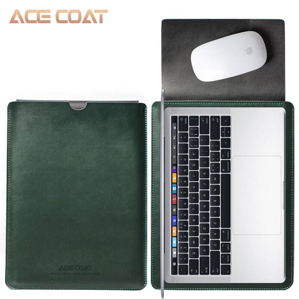 Capa protetora de couro ACECOAT com capa de laptop para Huawei