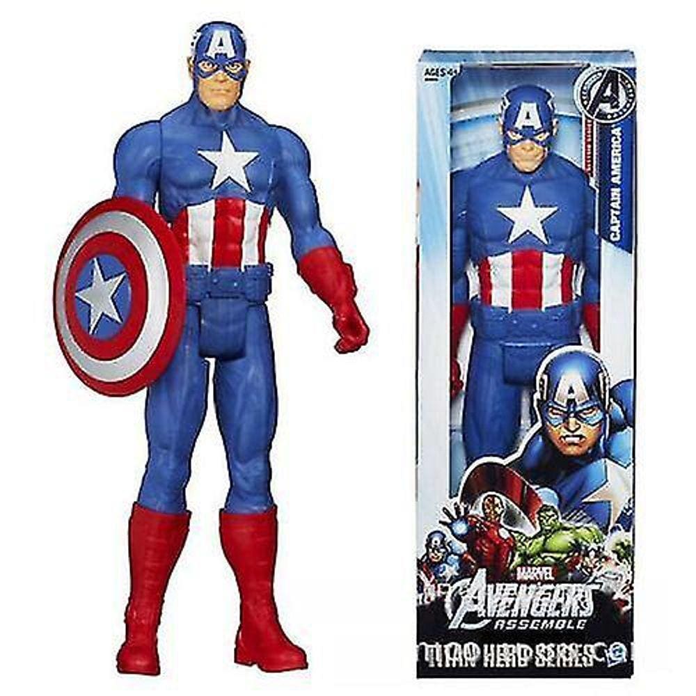 (Capitão América) Marvel Avengers 12 polegadas Action Figures Tit
