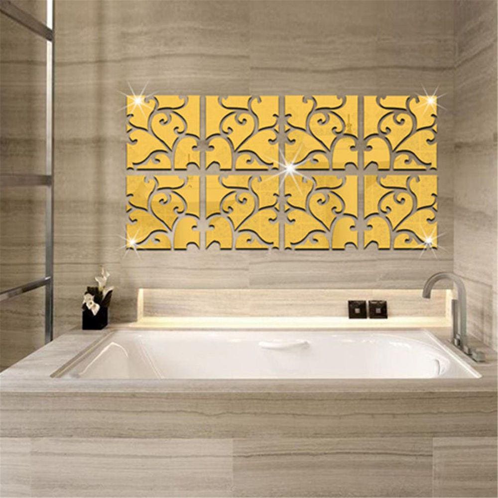  32pcs DIY 3D removível acrílico decoração adesivo de parede