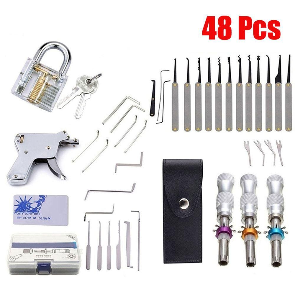 Aço + plástico ferramenta de treinamento - damasco (48pcs)
