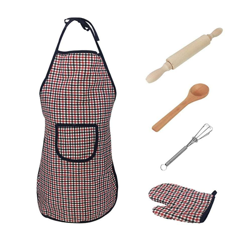 Cozinha Cozinhar Avental Luvas Brinquedo Set Crianças Ho