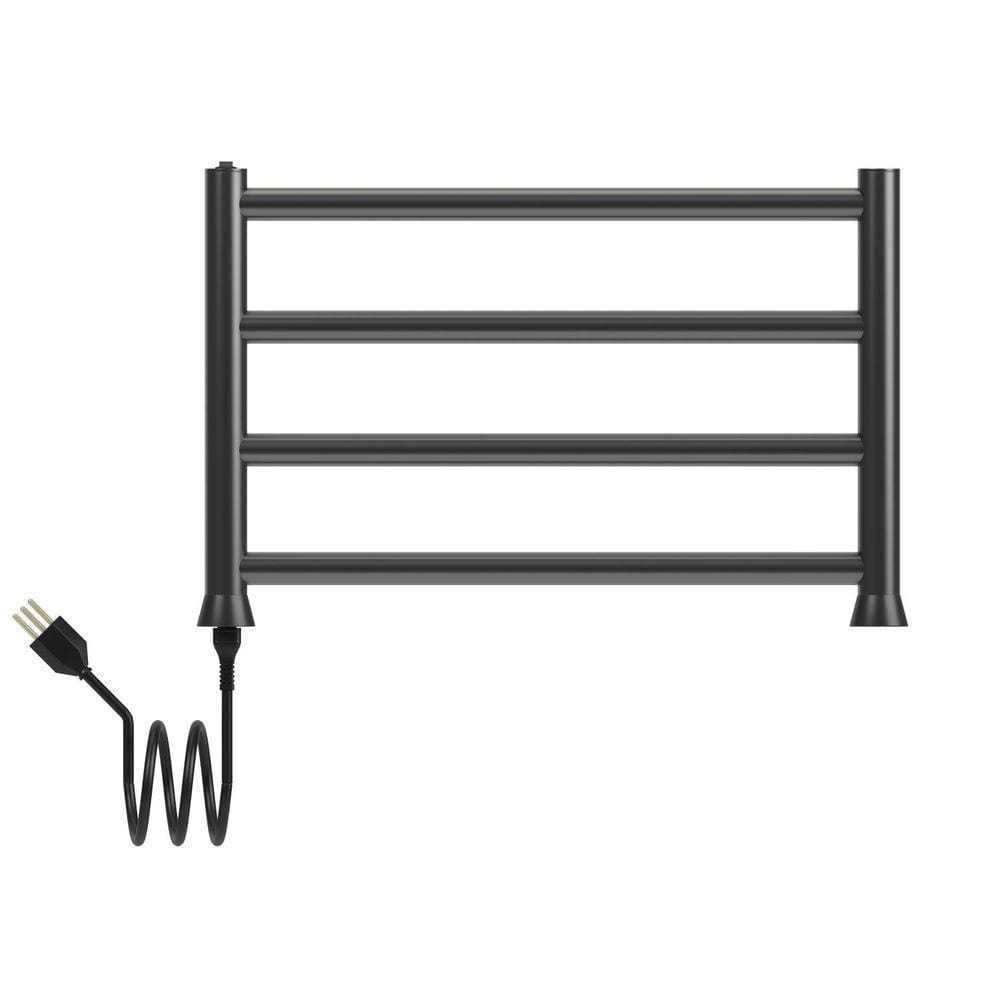 Toalheiro Aquecido Thermo Round Bivolt e Bilateral Preto Fosco