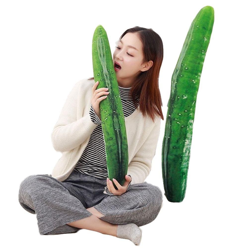 1pc 50/70/110cm enorme simulação criativa pepino pelúcia brinquedo
