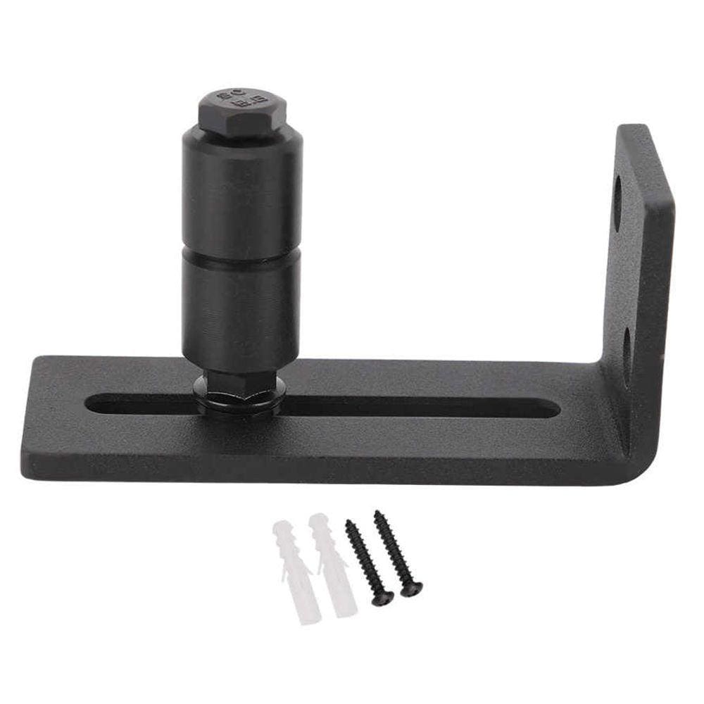 Kit de hardware de porta de celeiro de aço preto