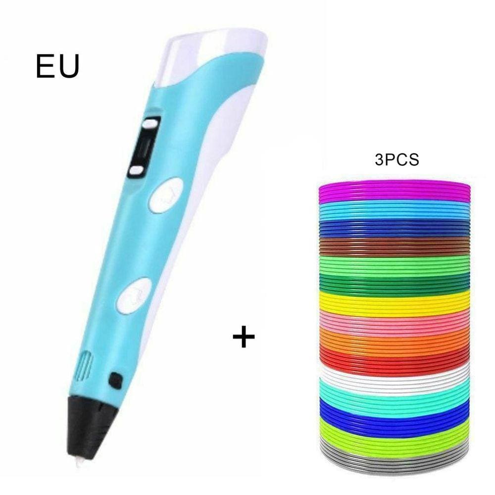 Caneta de pintura estéreo 3D Três cores Crafting Drowle Desenho