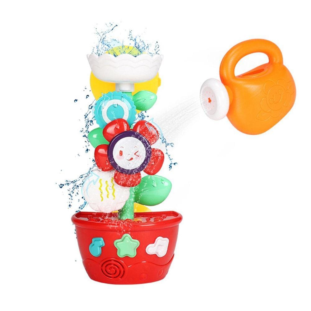 Brinquedos de banho de flores Brinquedos de banheira para crianças pequenas Bebê onesize