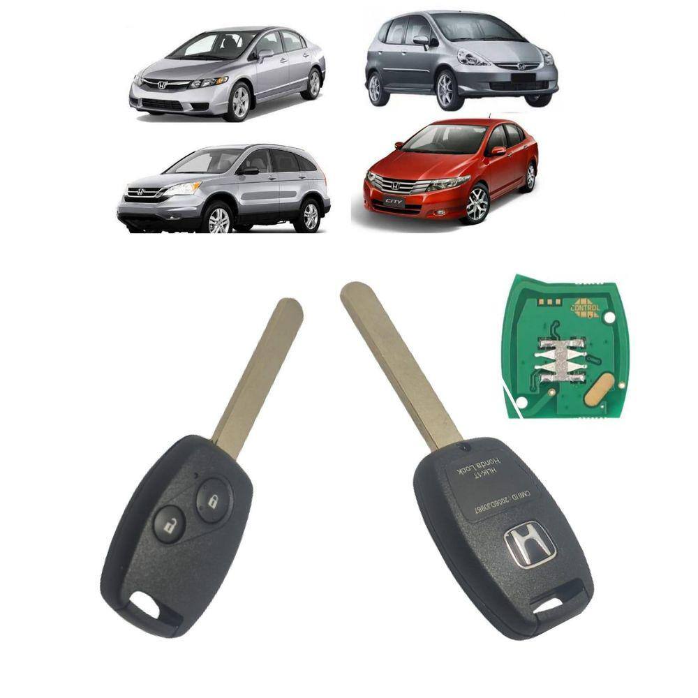 Chave Completa Ignição Contato Hon Civic Fit City Crv 2