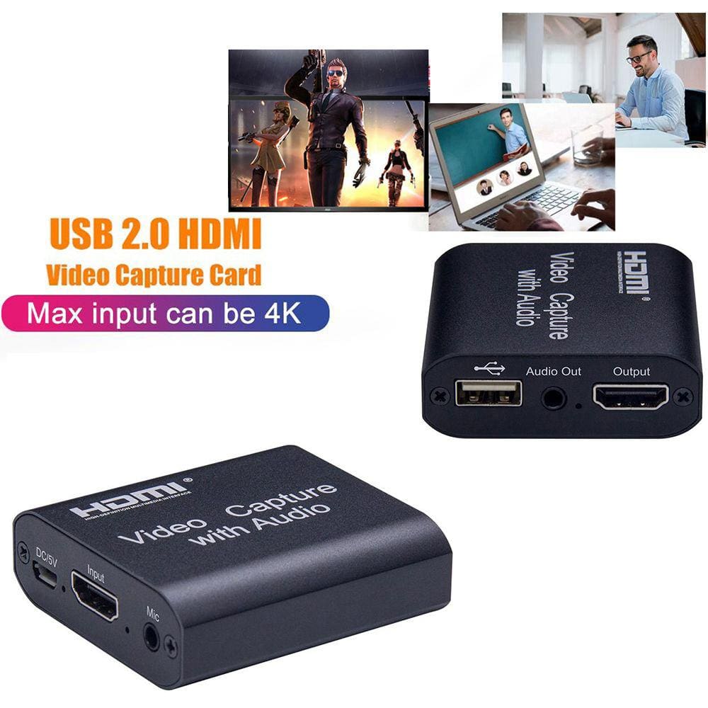 Placa de captura de vídeo 4K com saída de loop de áudio